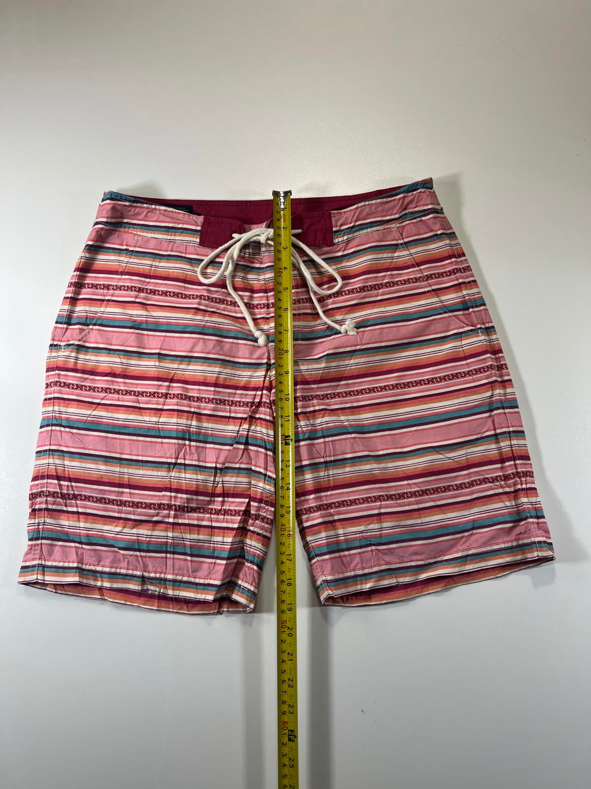 Vintage Pendleton pin Striped Drawstring Shorts 34