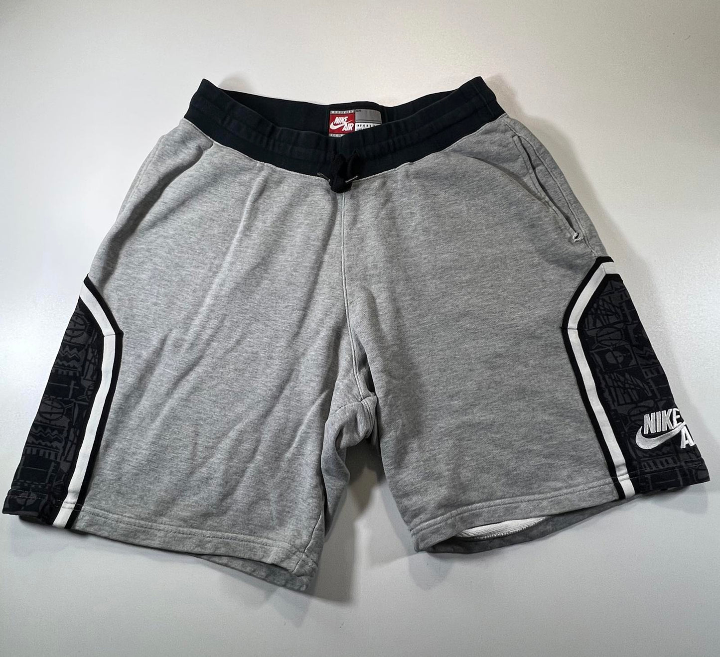 Nike Air Grey and Black Athletic Shorts Size L