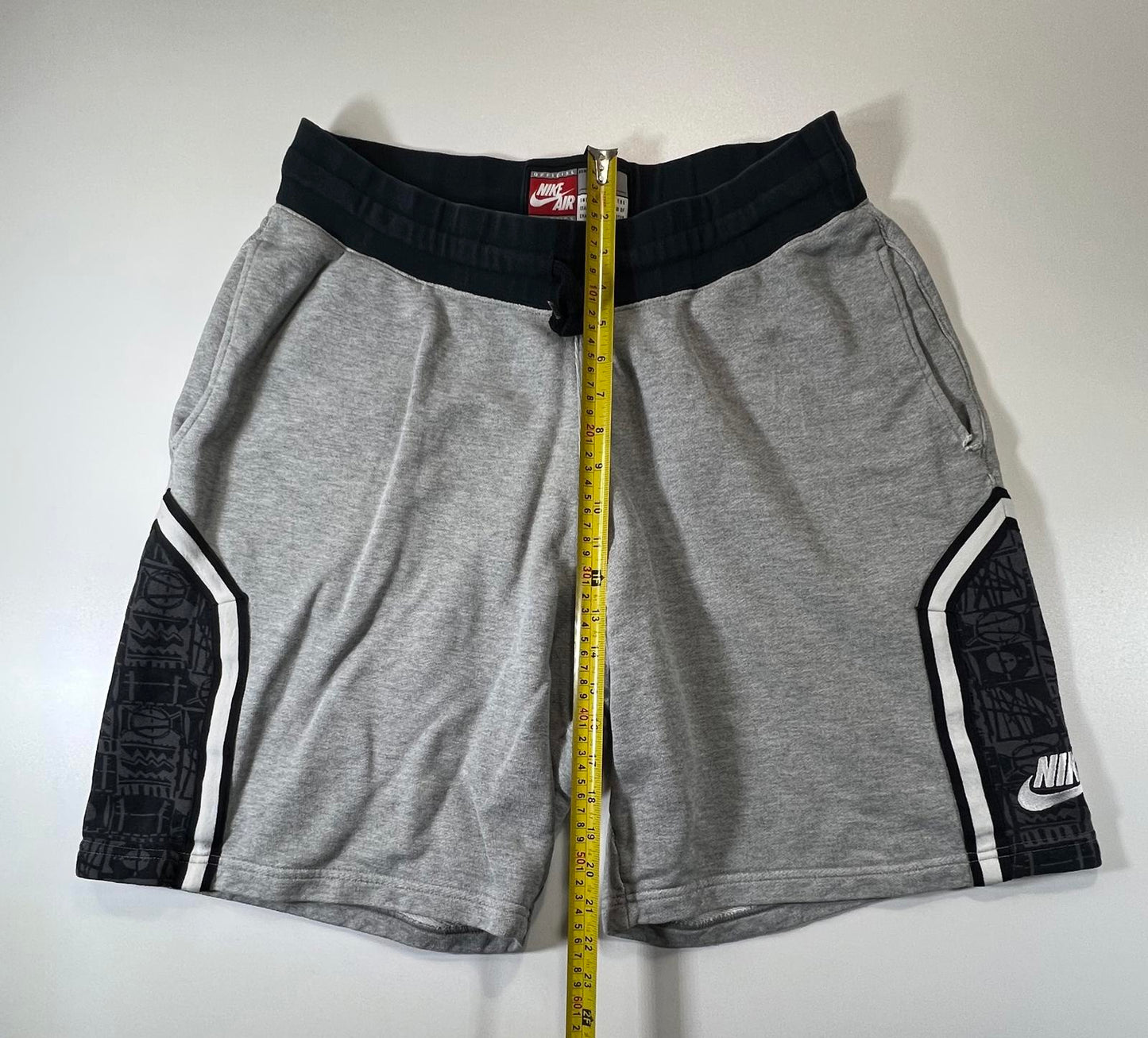 Nike Air Grey and Black Athletic Shorts Size L