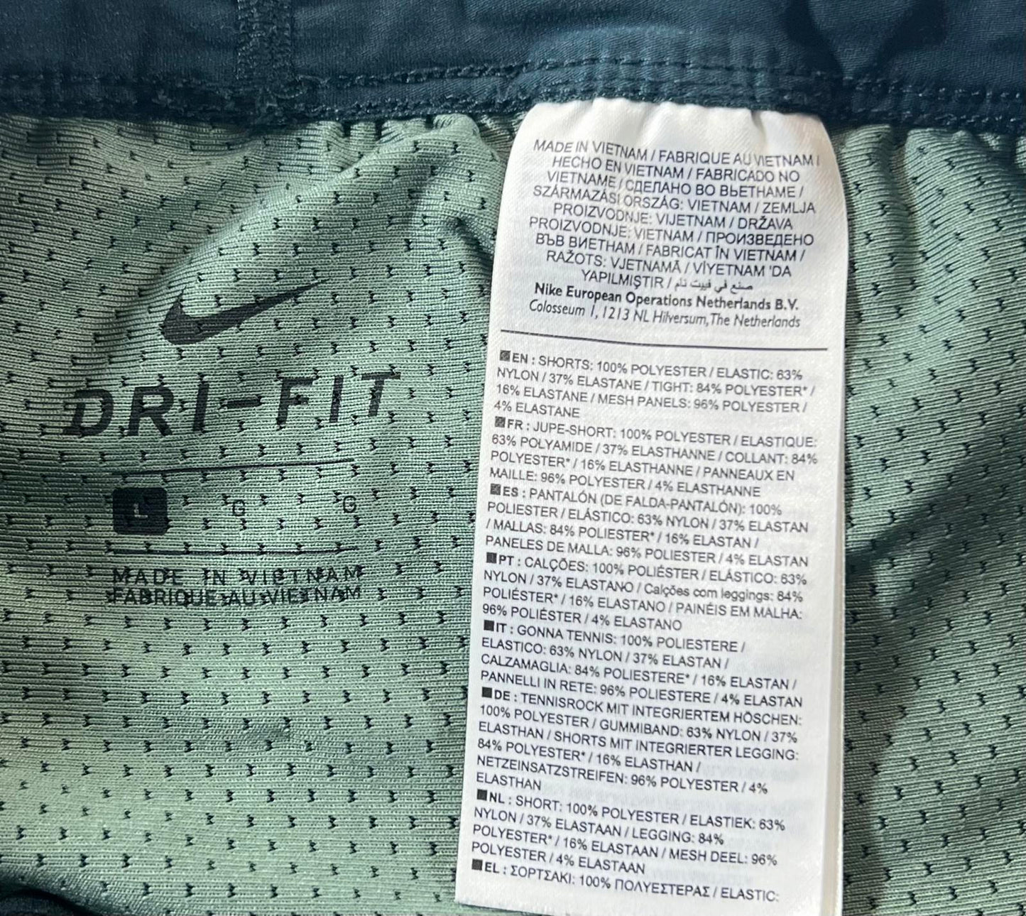 Nike Men's Running Shorts with Inner Compression Layer L