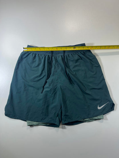 Nike Men's Running Shorts with Inner Compression Layer L