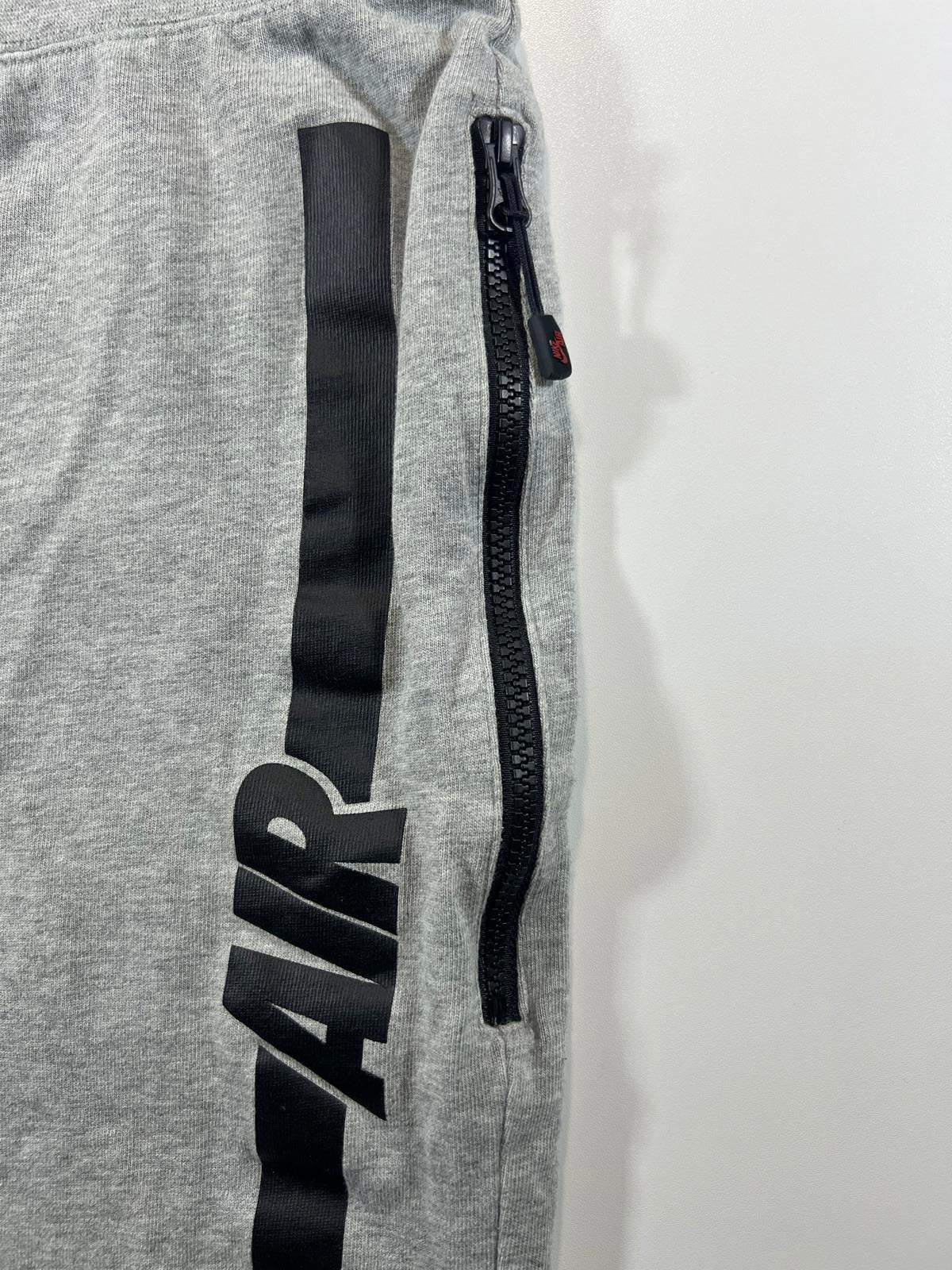Nike Grey Athletic Shorts  and 'AIR' Print L