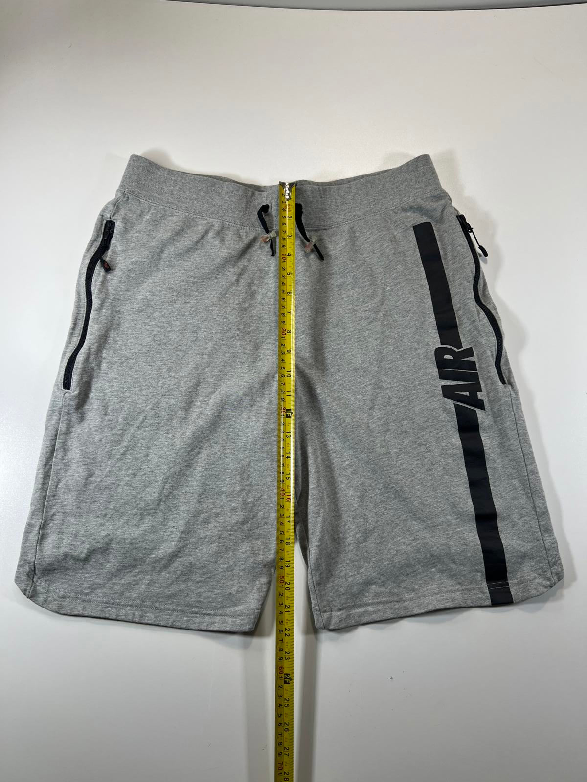 Nike Grey Athletic Shorts  and 'AIR' Print L