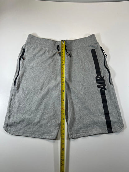Nike Grey Athletic Shorts  and 'AIR' Print L