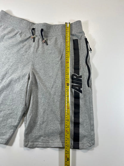 Nike Grey Athletic Shorts  and 'AIR' Print L