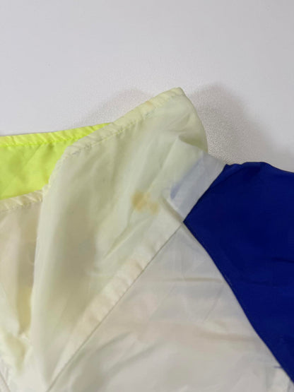 Vintage Nike White and Blue Windbreaker Jacket L
