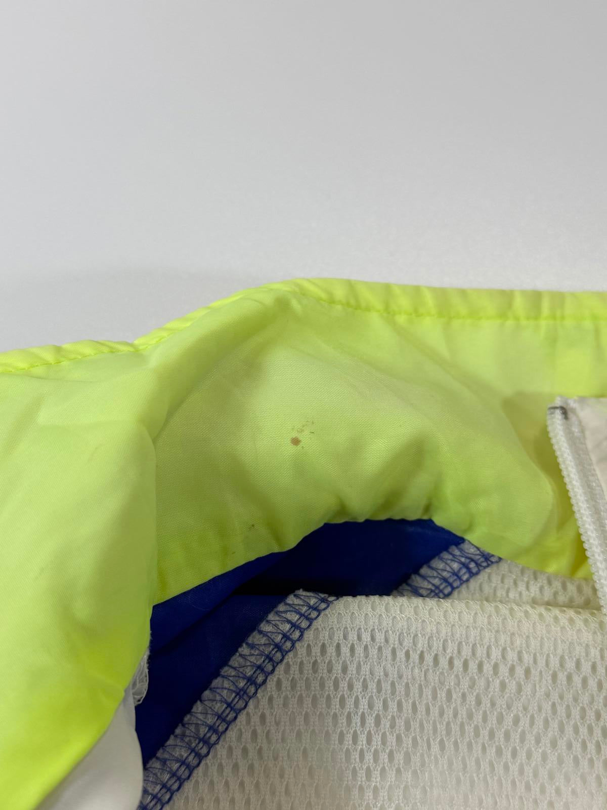 Vintage Nike White and Blue Windbreaker Jacket L