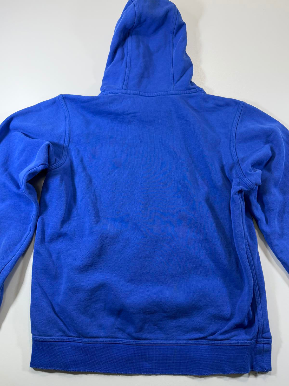 Nike Blue Pullover Hoodie with Black Logo S