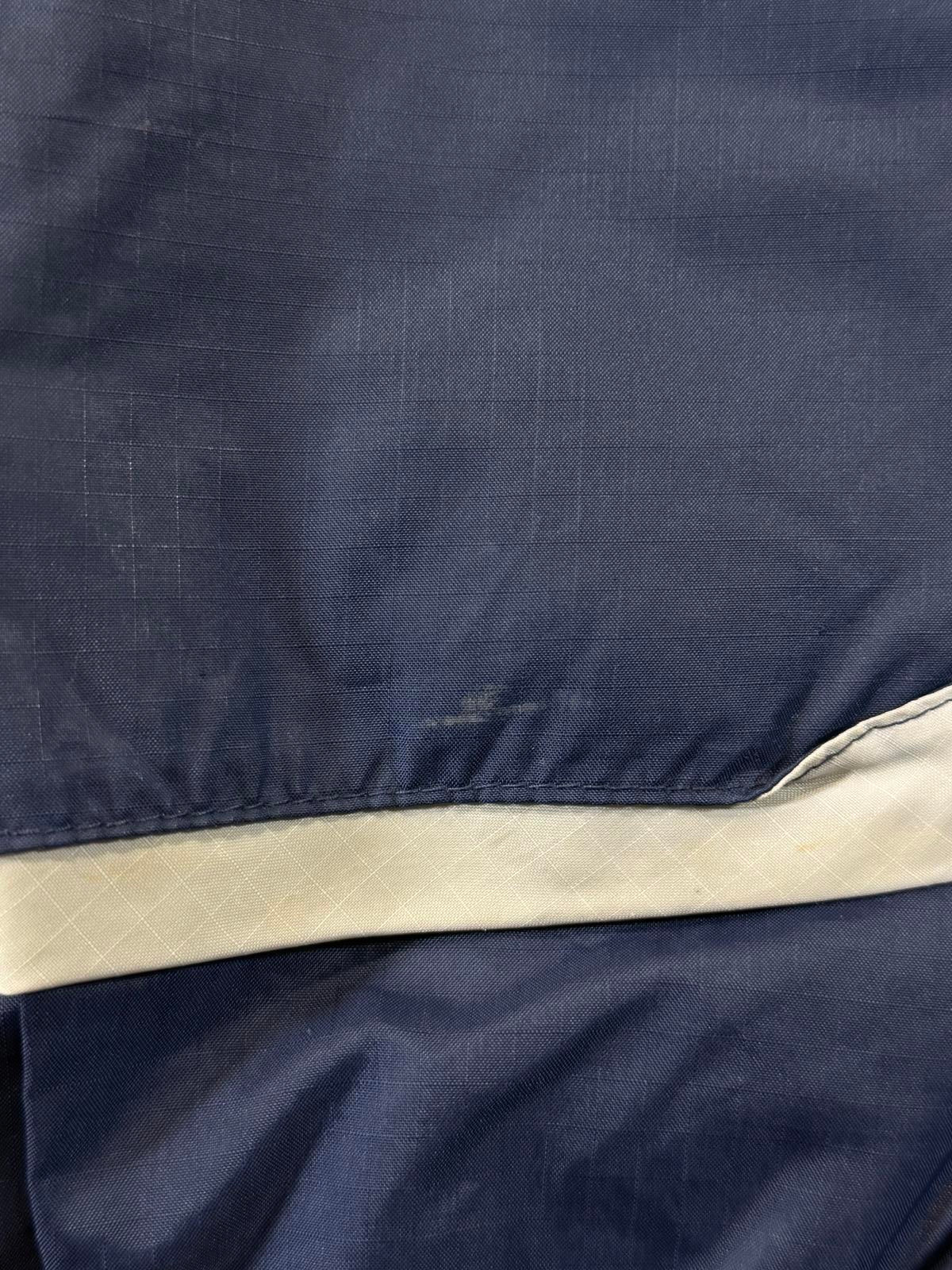 Vintage Puma Navy and Light Grey Pullover Windbreaker Jacket M