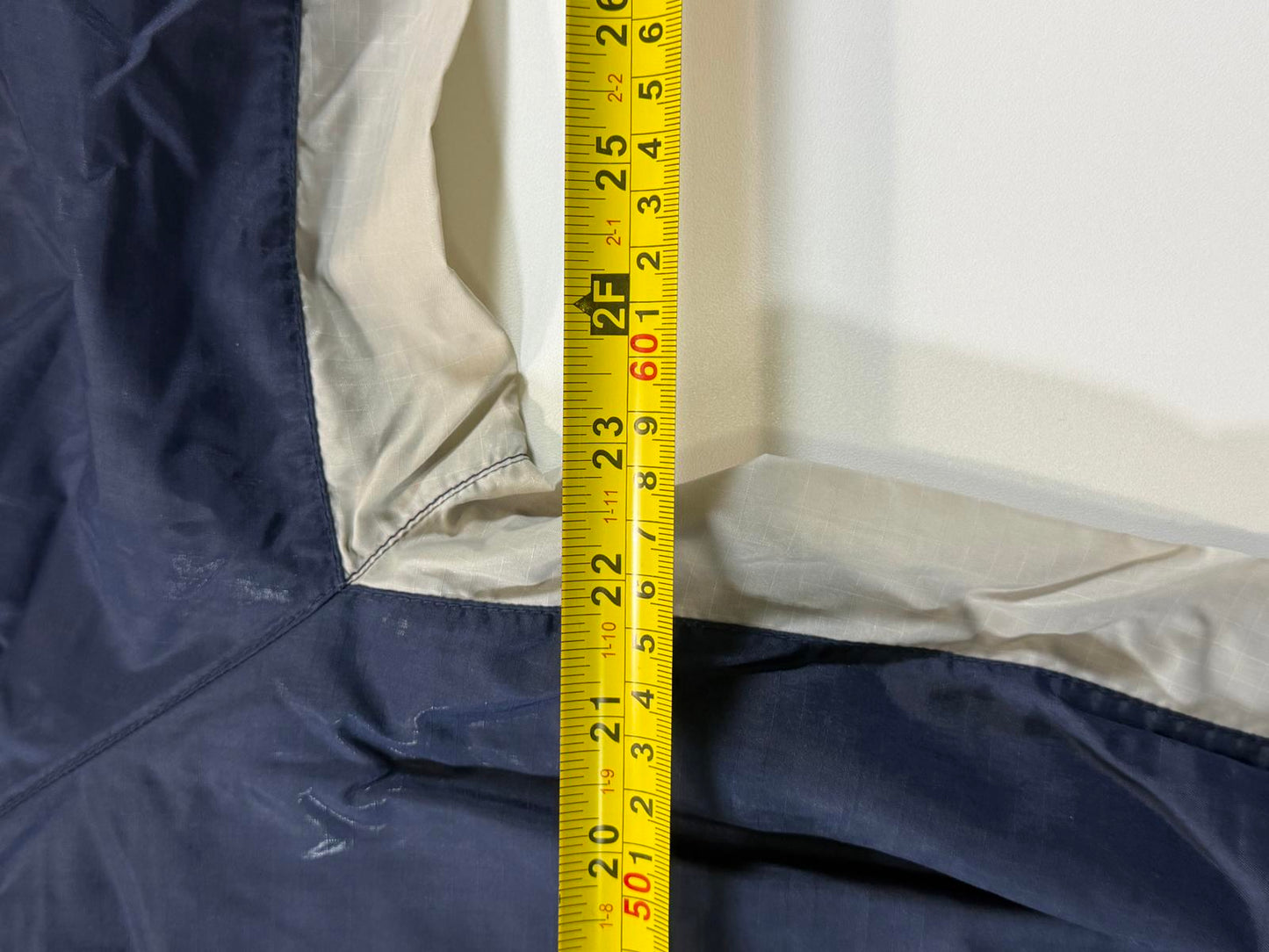 Vintage Puma Navy and Light Grey Pullover Windbreaker Jacket M