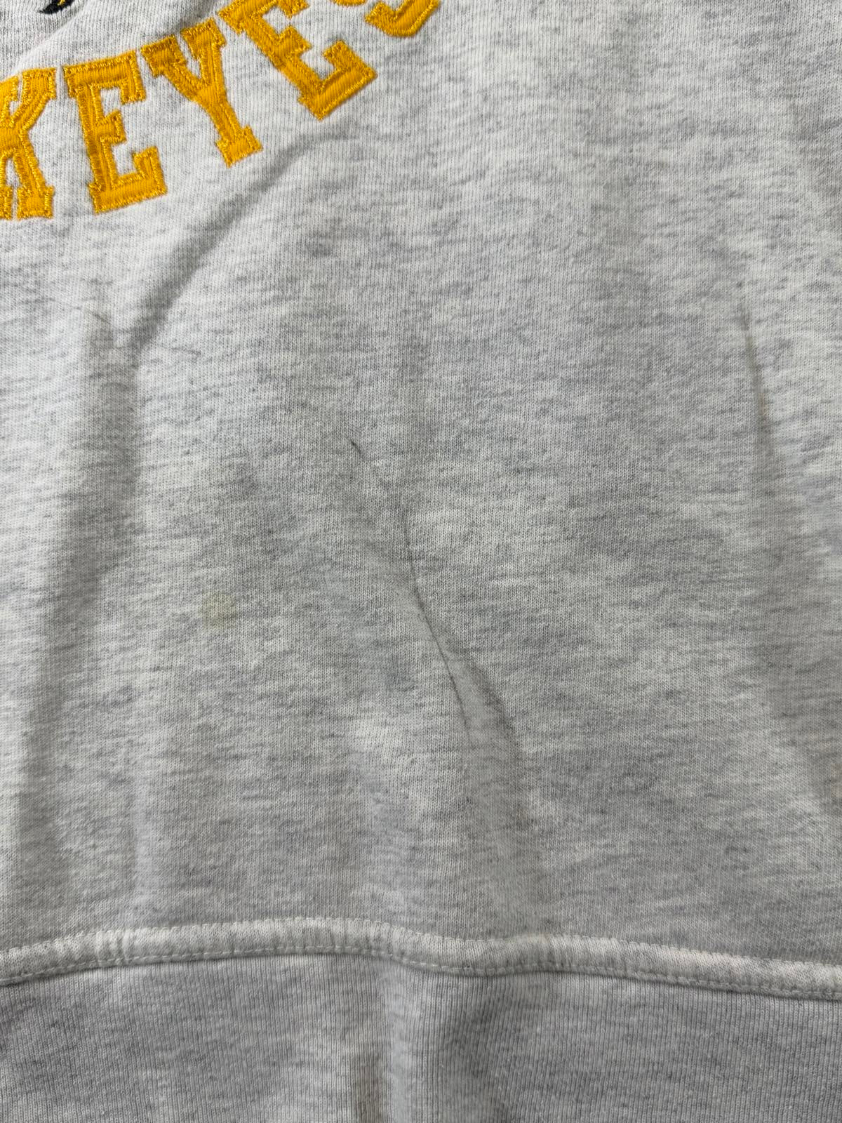 Iowa Hawkeyes Grey Crewneck Sweatshirt S