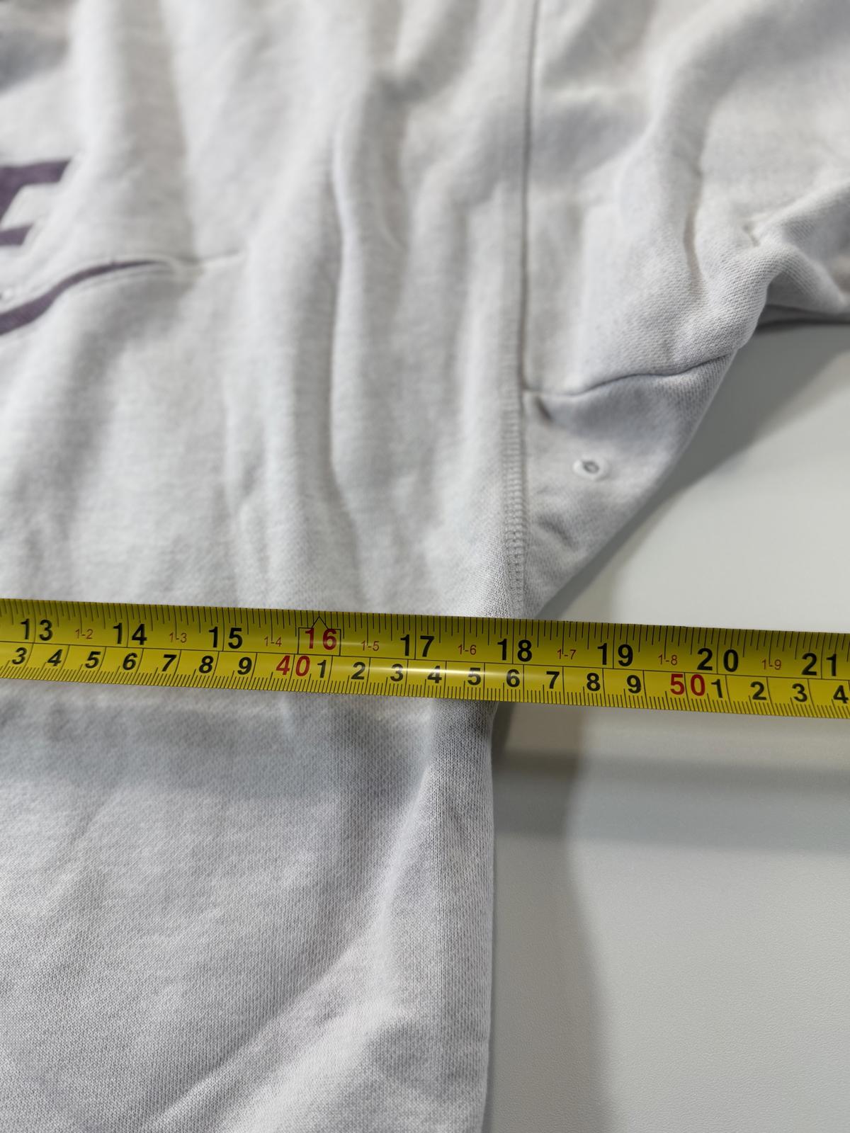 Nike Grey Crewneck Sweatshirt with Purple Logo M