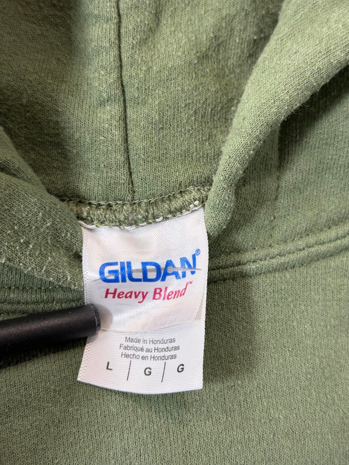 USMC Olive Green Hoodie Sweatshirt Large L