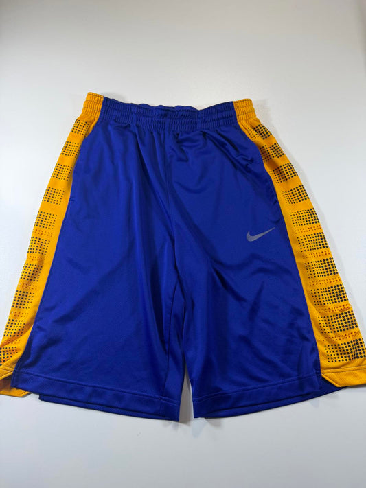 Nike Dri-FIT Men's Athletic Shorts Blue and Yellow M