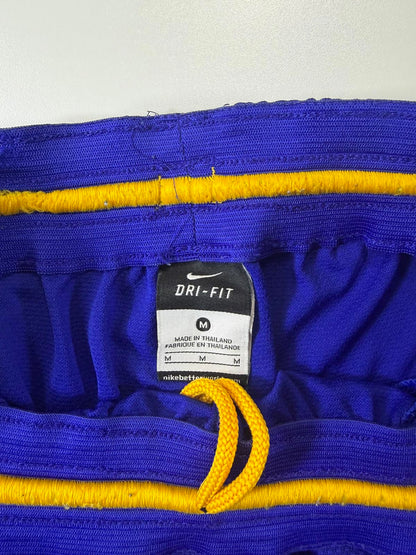 Nike Dri-FIT Men's Athletic Shorts Blue and Yellow M