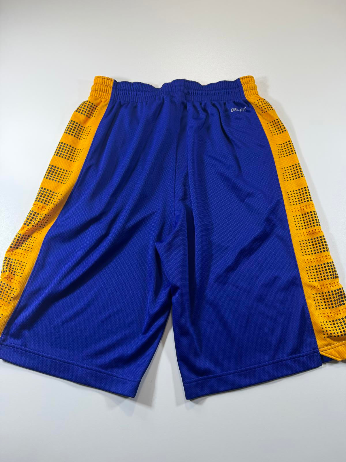 Nike Dri-FIT Men's Athletic Shorts Blue and Yellow M