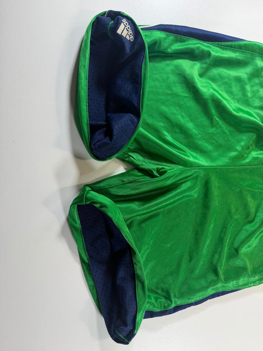Vintage Adidas reversible Green and Navy Athletic Shorts M