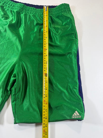 Vintage Adidas reversible Green and Navy Athletic Shorts M