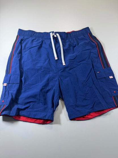 Tommy Hilfiger Men's Blue Cargo Swim Shorts XXL