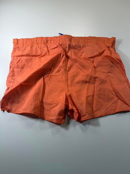 Champion Orange Swim Shorts with Logo Embroidery