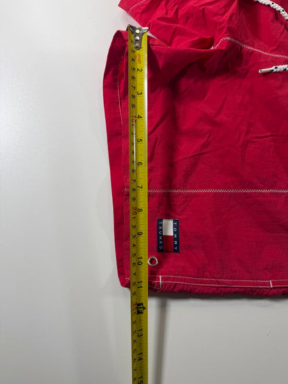 Tommy Trunks Red Swim Shorts with Drawstring Waist M