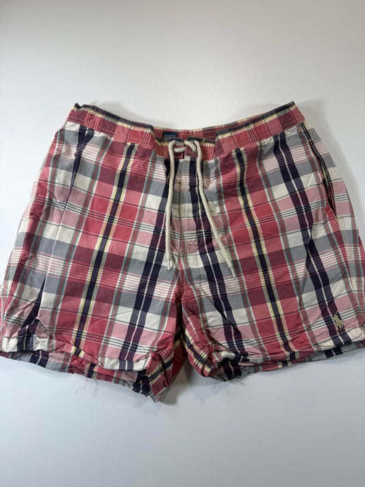 Polo Ralph Lauren Men's Plaid Swim Shorts L