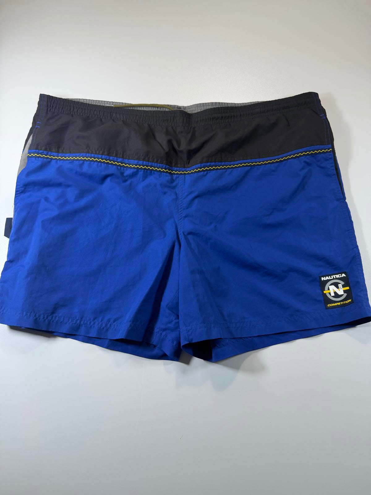 Nautica Competition Men's Blue and Black Swim Shorts