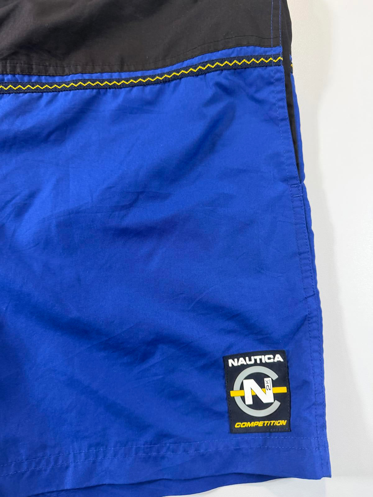 Nautica Competition Men's Blue and Black Swim Shorts