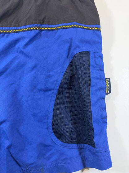 Nautica Competition Men's Blue and Black Swim Shorts