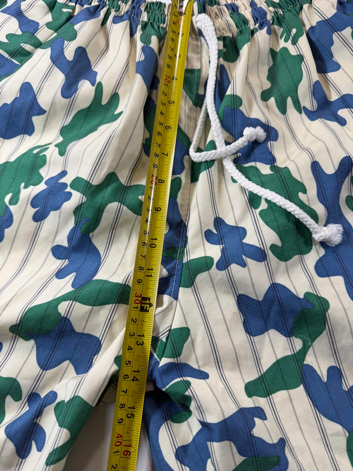 CHICHA Sport Camouflage Print Shorts with Drawstring Waist M