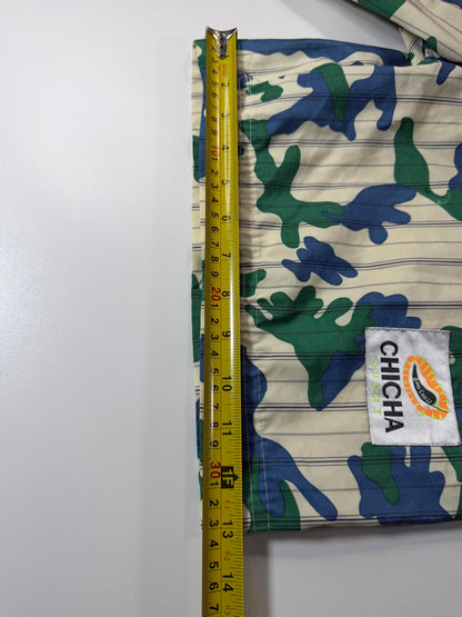 CHICHA Sport Camouflage Print Shorts with Drawstring Waist M