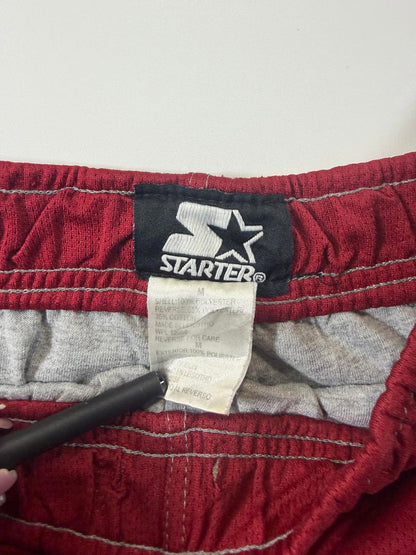 Vintage Starter Men's Red Athletic Shorts M