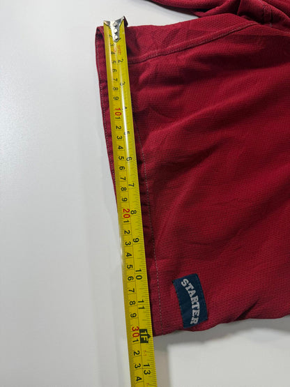 Vintage Starter Men's Red Athletic Shorts M