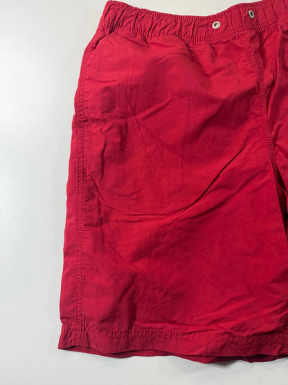 Nautica Red Swim Shorts with Side Stripe M