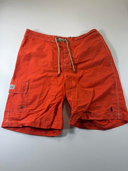 Polo Ralph Lauren Orange Cargo Swim Shorts M