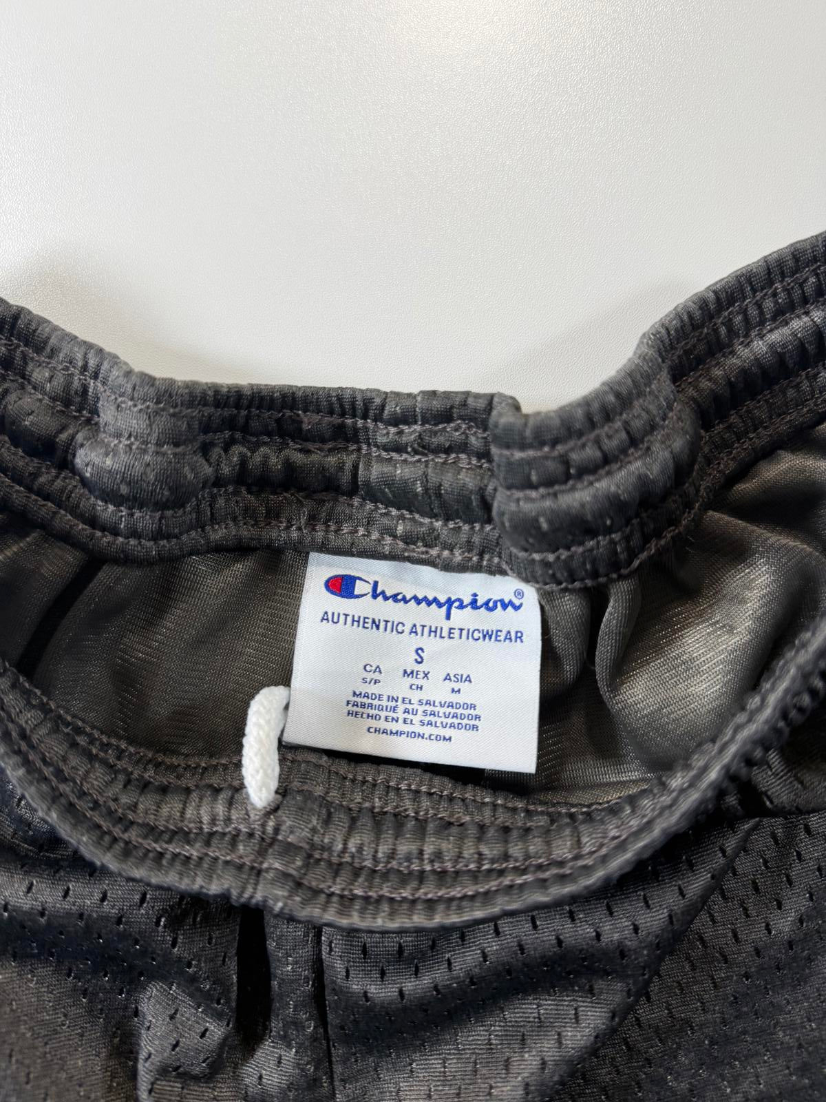 Champion Authentic Athleticwear Black Mesh Shorts S