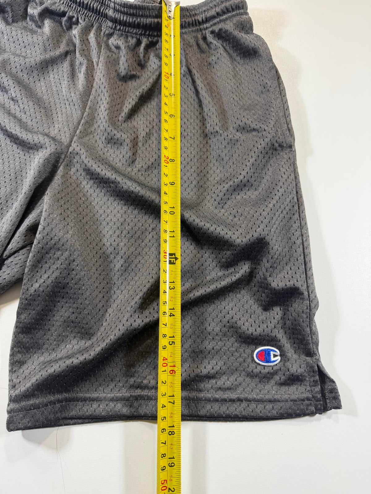 Champion Authentic Athleticwear Black Mesh Shorts S