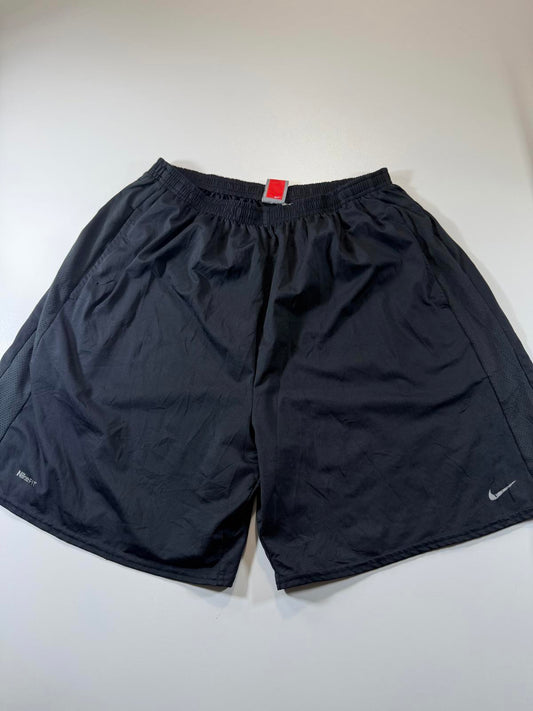 NikeFIT Men's Athletic Shorts Black and Grey XL