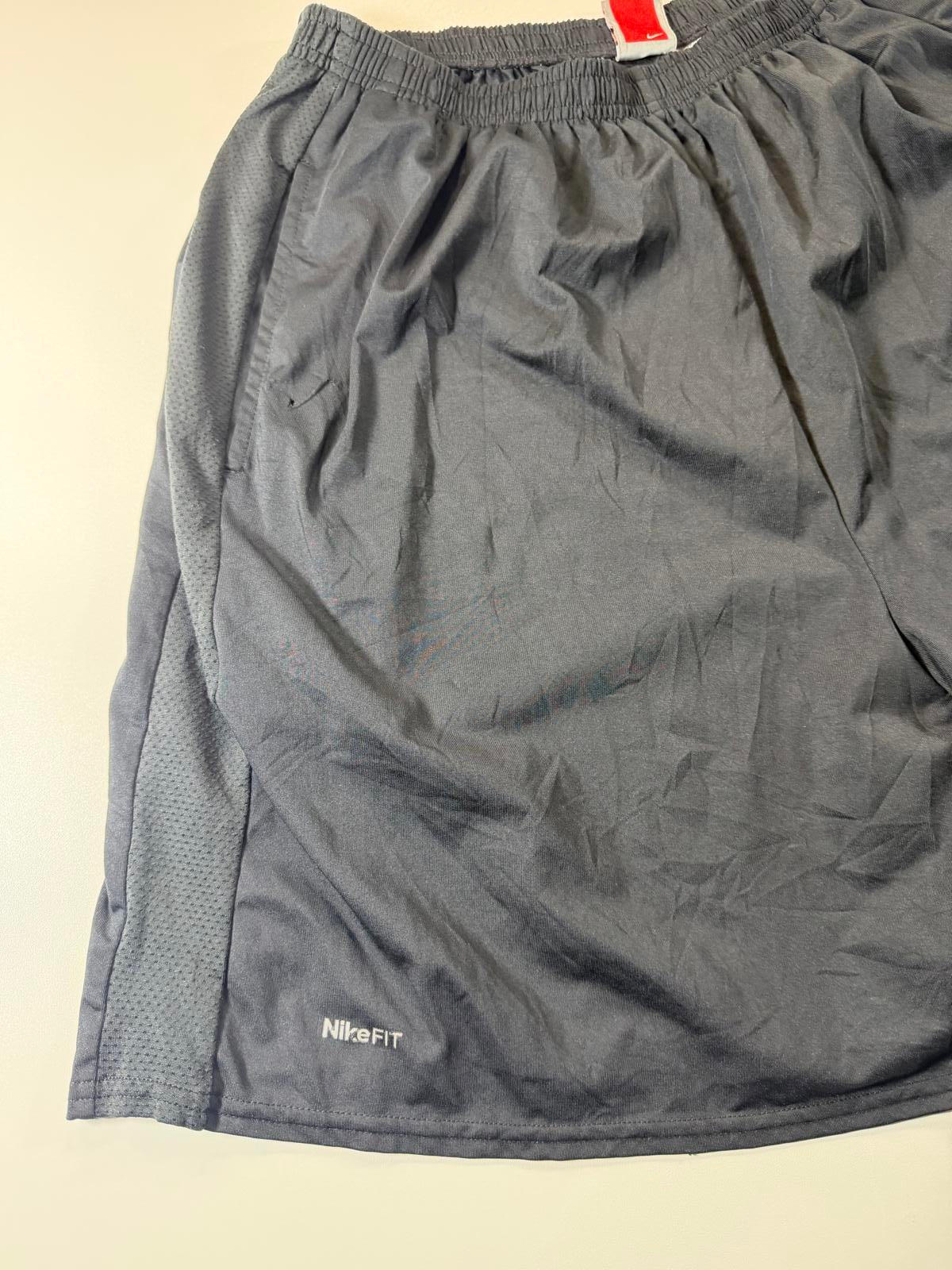 NikeFIT Men's Athletic Shorts Black and Grey XL