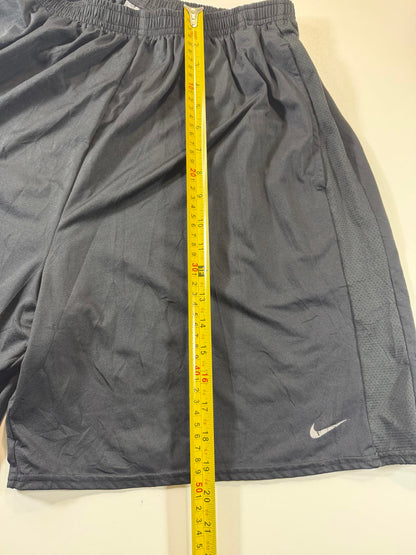 NikeFIT Men's Athletic Shorts Black and Grey XL