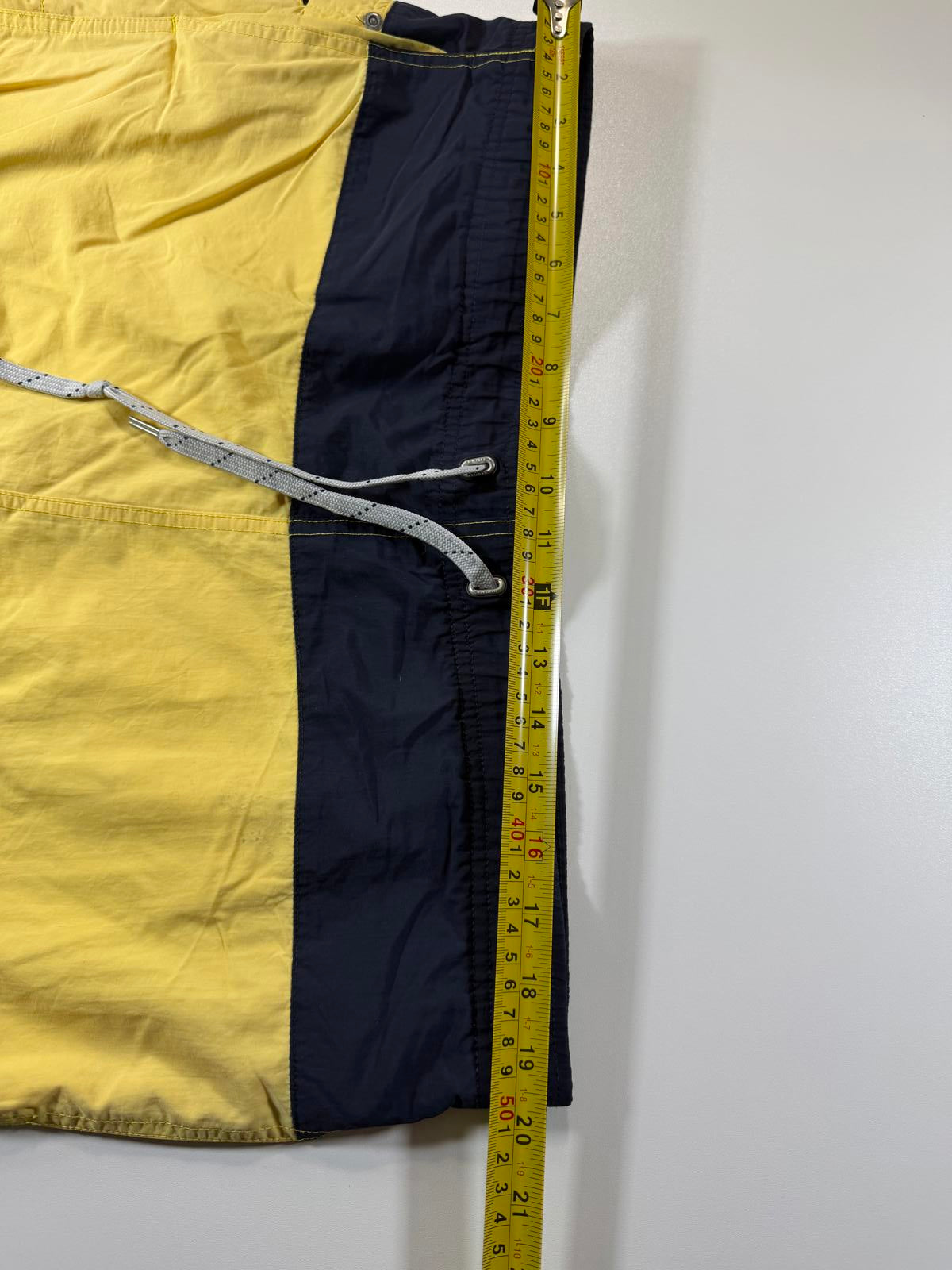 Nautica Men's Yellow and Navy Swim Shorts M