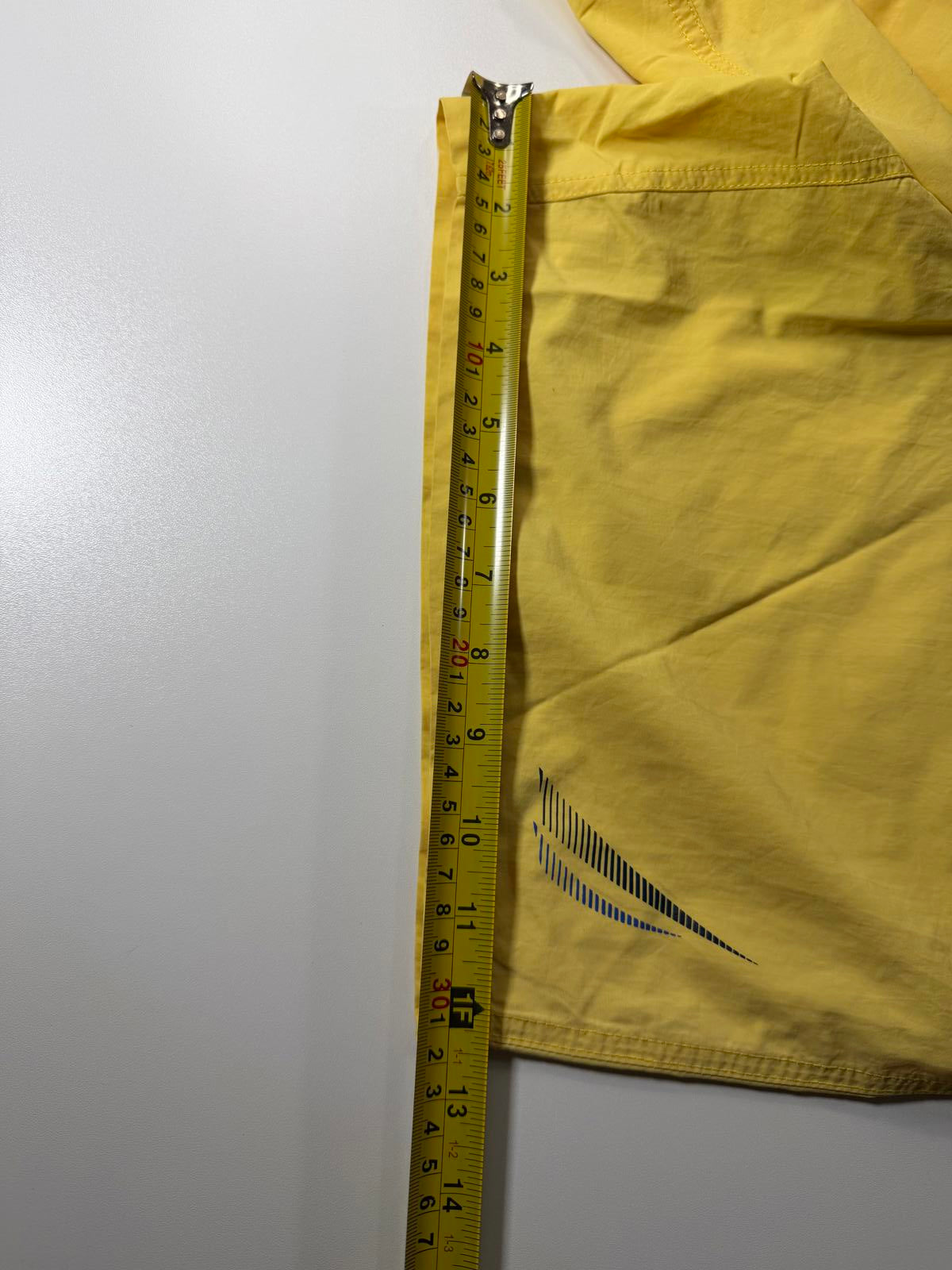 Nautica Men's Yellow and Navy Swim Shorts M