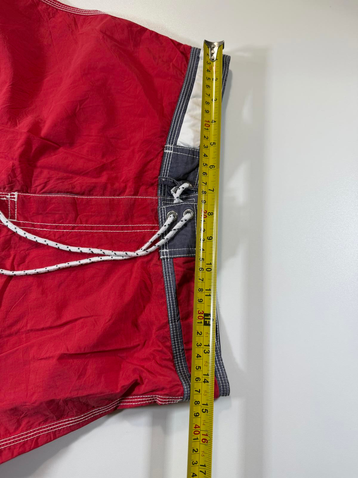 Tommy Hilfiger Men's Red Cargo Swim Shorts S