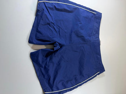 Adidas Men's Navy Blue Swim Shorts with White Piping XL