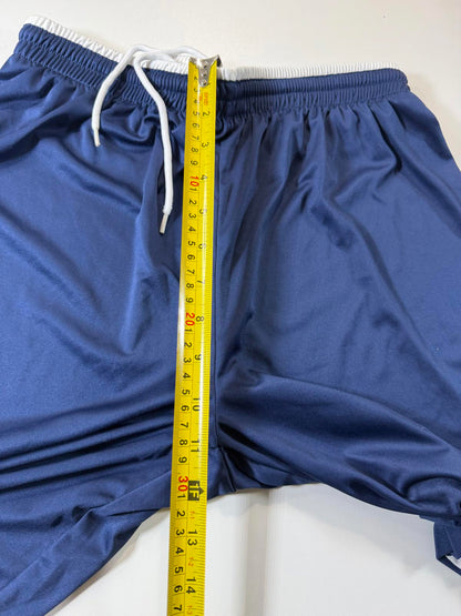 Lotto Men's Navy Blue Athletic Shorts with White Accents L