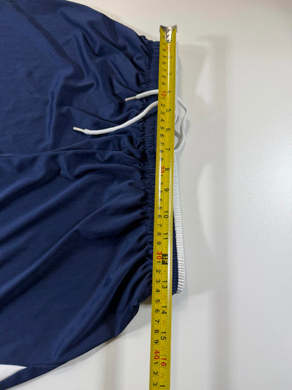 Lotto Men's Navy Blue Athletic Shorts with White Accents L