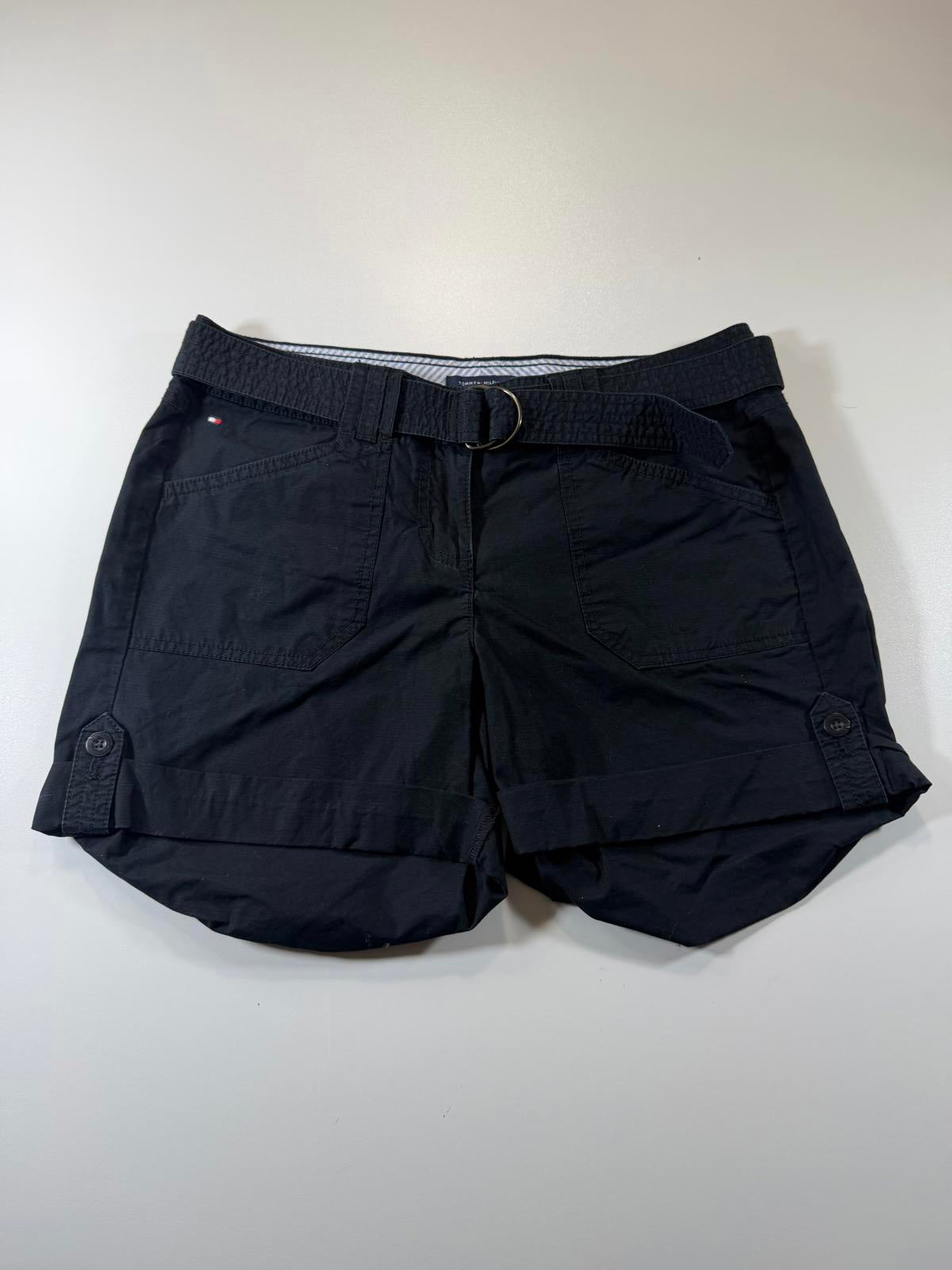 Tommy Hilfiger Black Casual Shorts with Belt 4