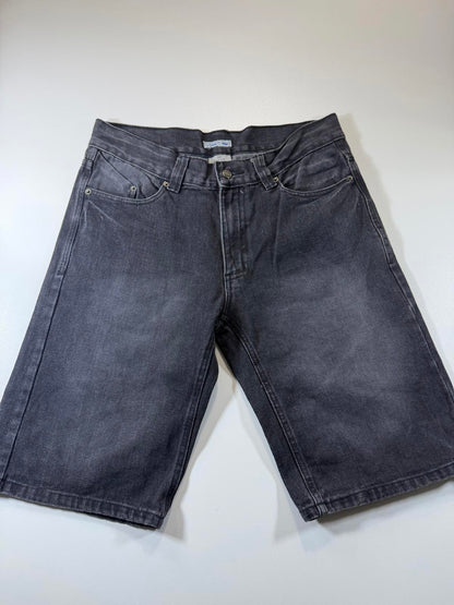 Moto Black Denim Shorts 34