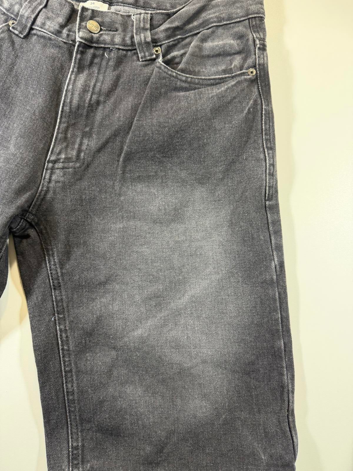 Moto Black Denim Shorts 34