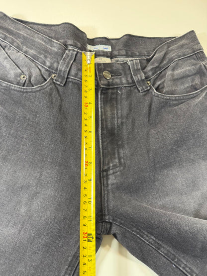 Moto Black Denim Shorts 34